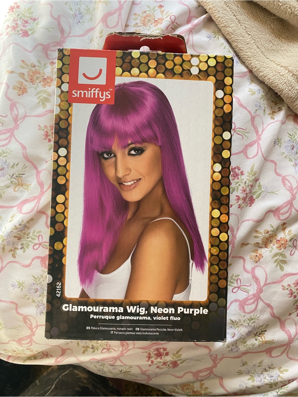 Gorgeous Neon Purple Wig